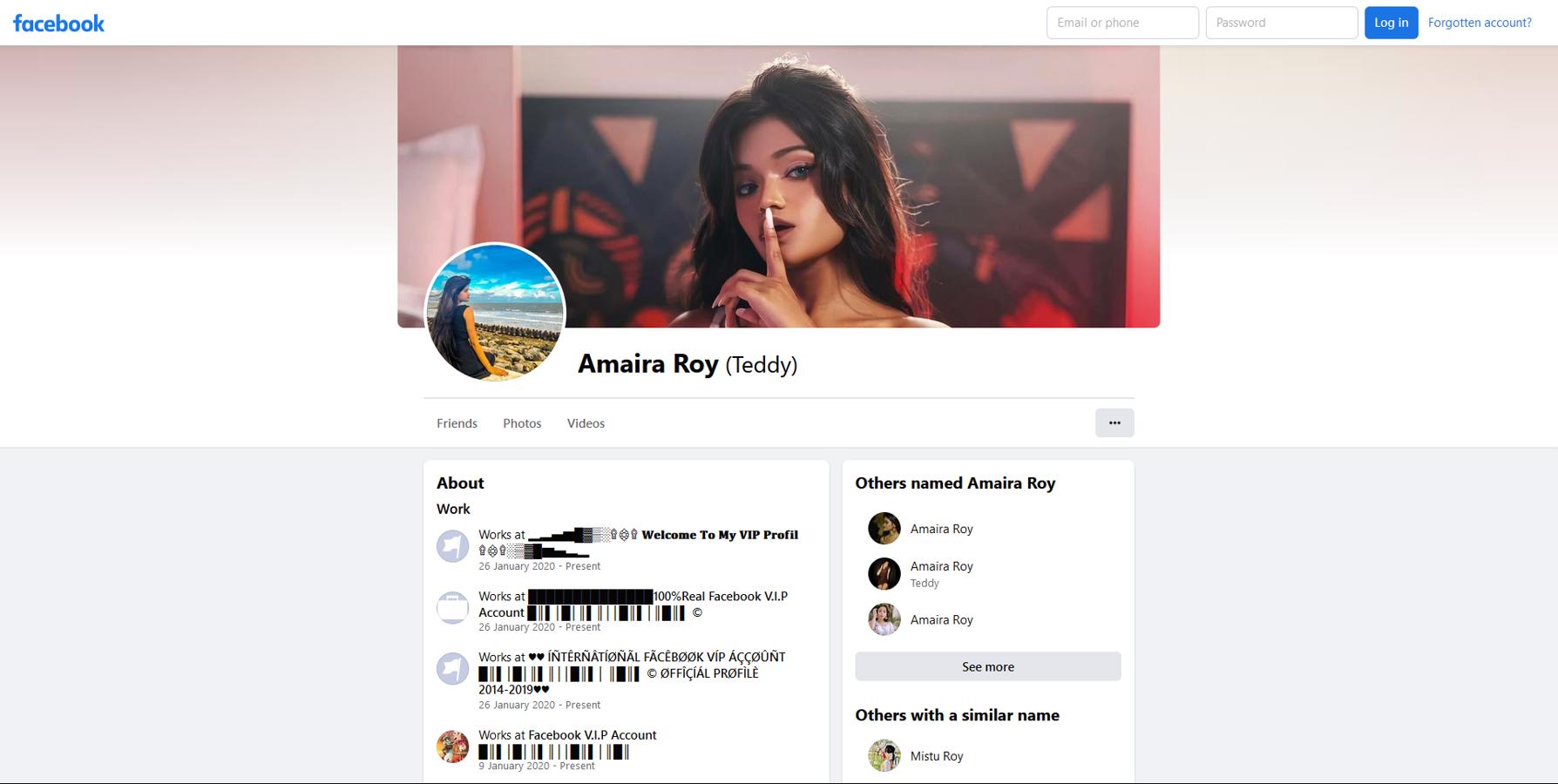 Amaira Roy / Rose Roy Leaked profile